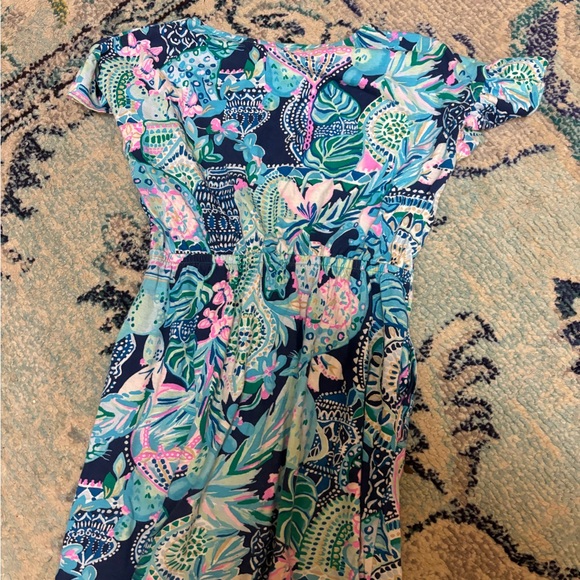 Lilly Pulitzer Kids Girls Youth Dress Size Large 12/14 Floral - Picture 5 of 5